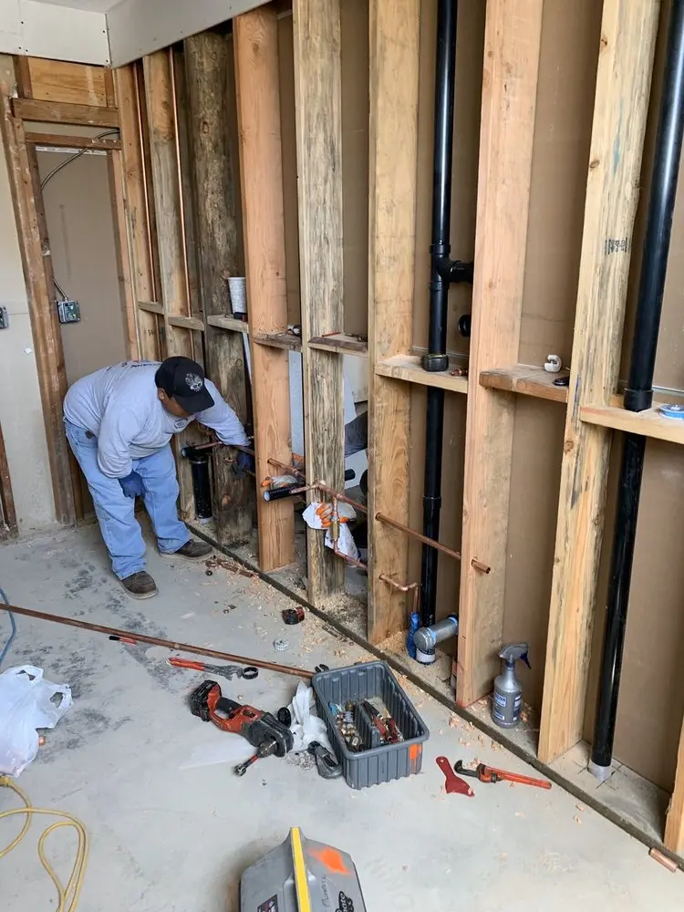 Commercial rough-in plumbing for Gas Line Repair in Guttenberg